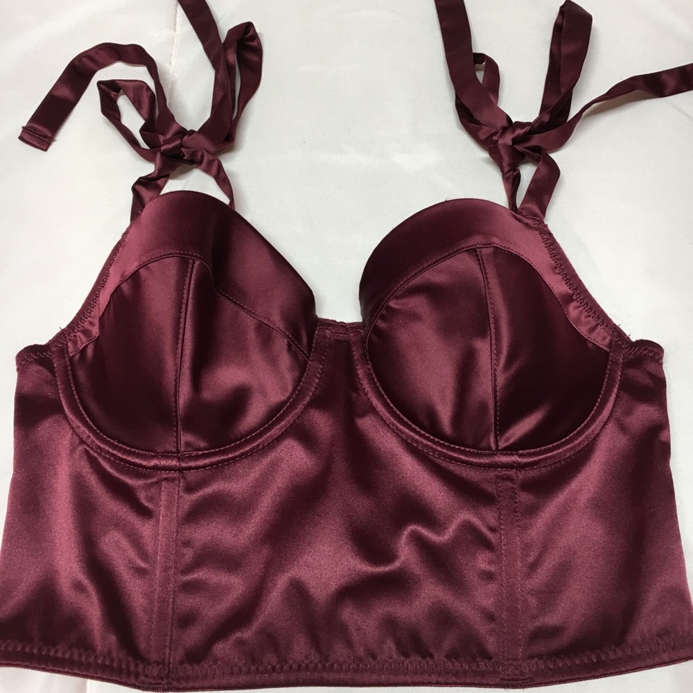 Burgundy Bra
